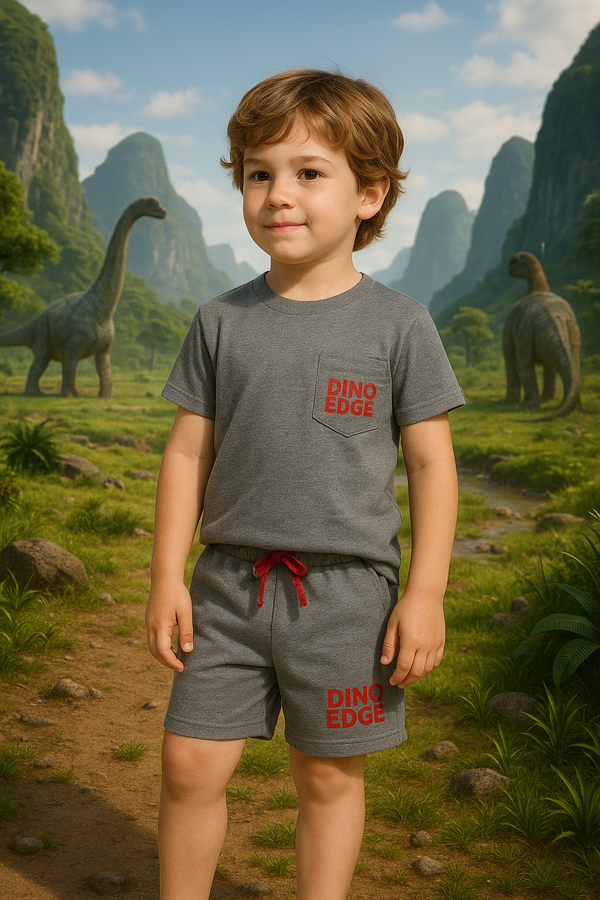 Boy Gray Dino Edge 2 Pc set 210