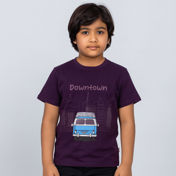 Boys Downtown Purple T-shirt 147