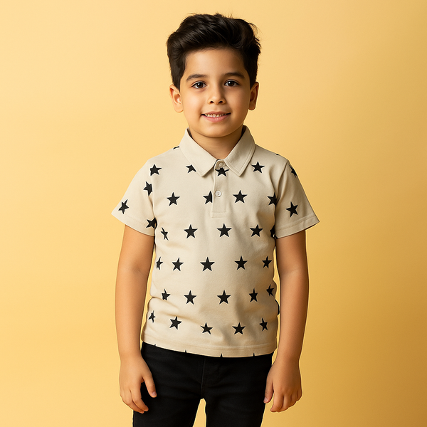 Off White Star Pattern Polo shirt 184