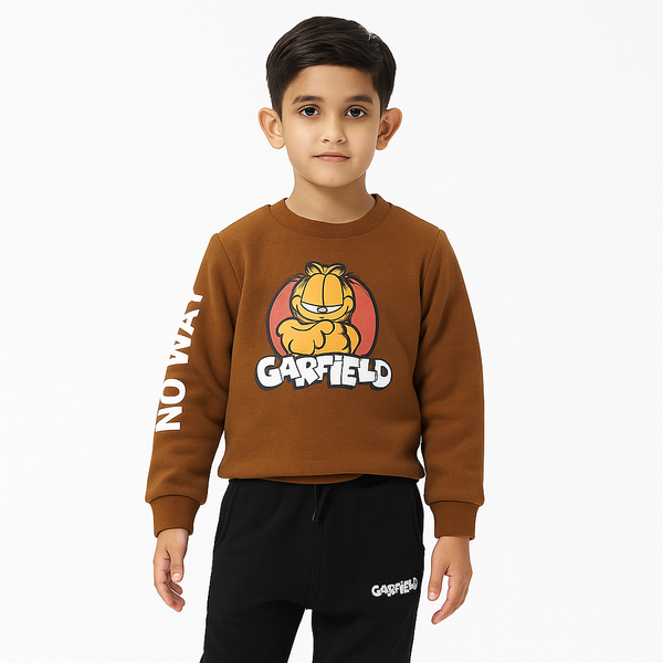 Boy Brown Garfield 2 Pc Set 251
