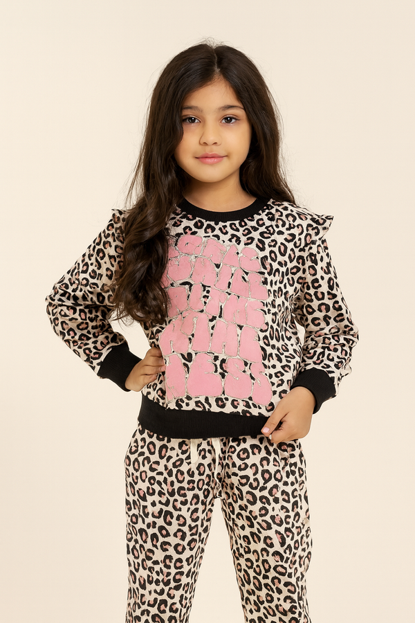 Girls Tiger Print Treat People 2 Pc set 238