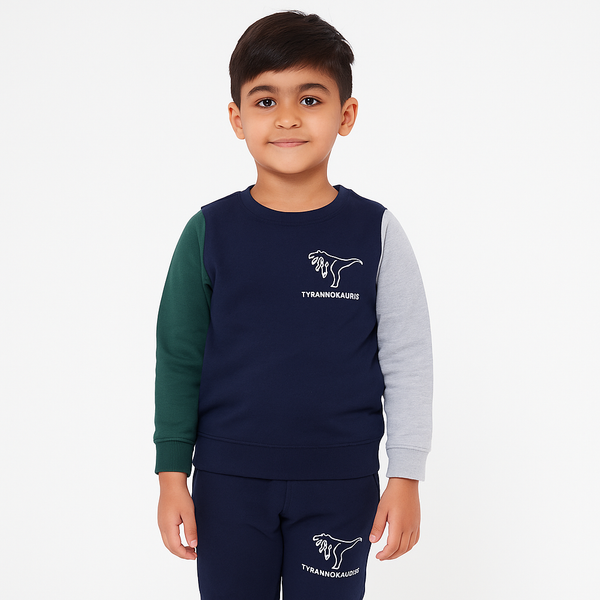 Boy Navy Tyrannosaurus 2 Pc Set 236