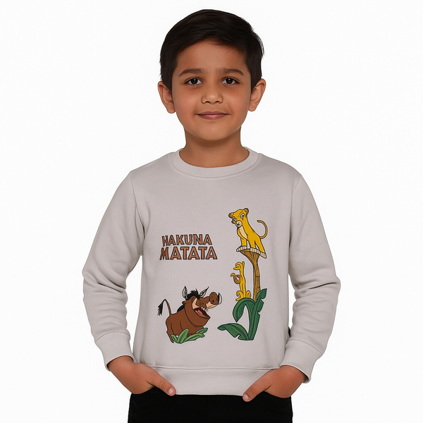 Hakuna Matata White Sweatshirt 🦁84