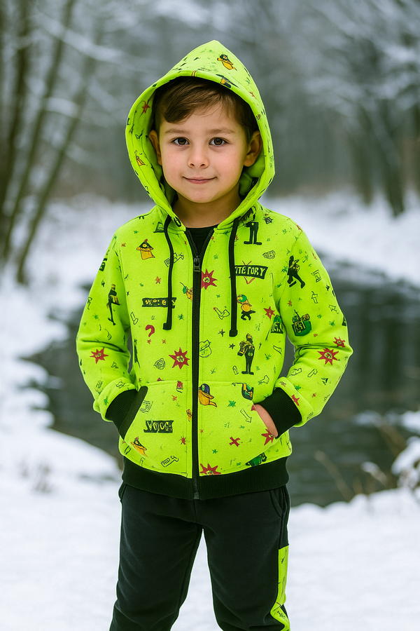 Daffy Duck Printed Fleece Pair🦆53