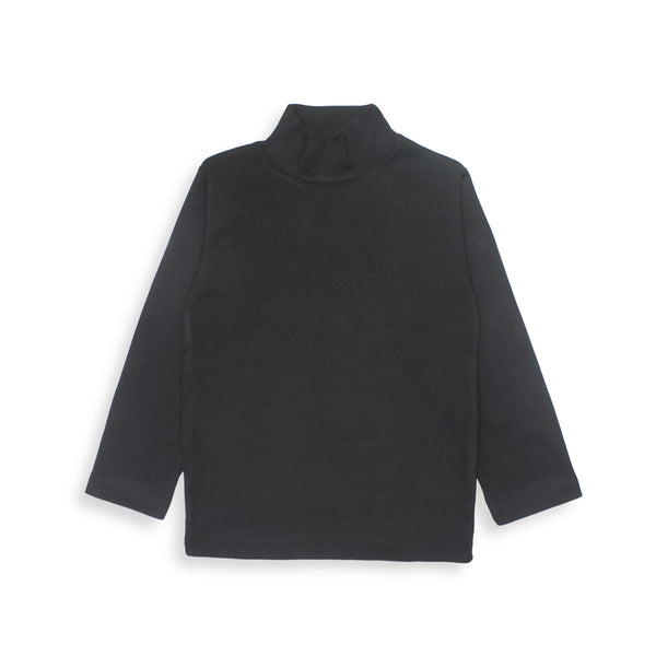 Black Mock Neck Inner Shirt 128