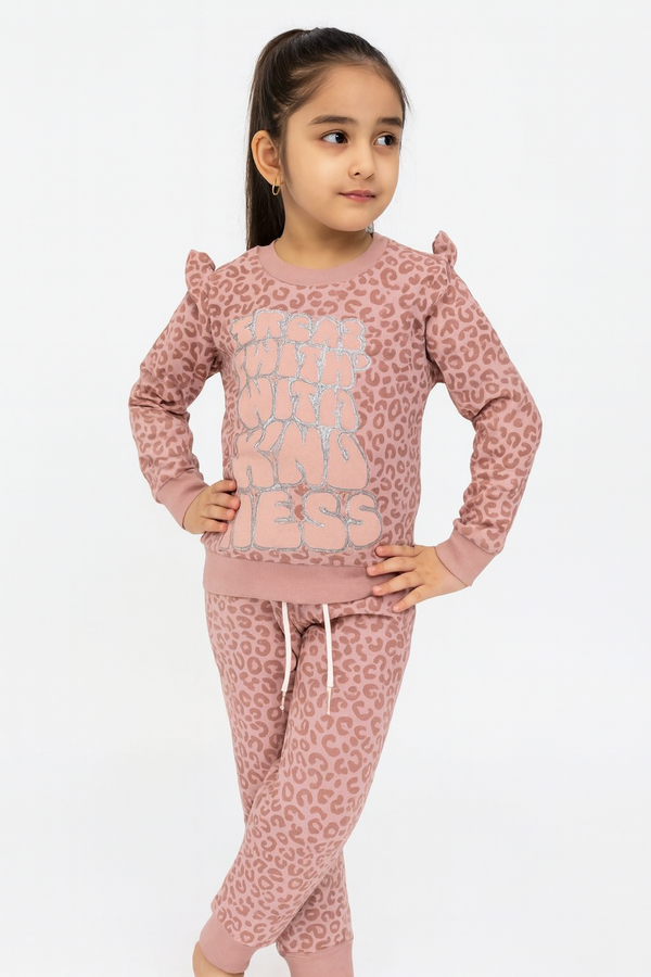 Girls Pink Treat People with Kindness 2 Pc 224