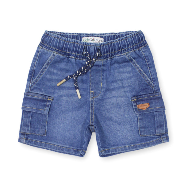 Boy Mid Blue Denim Short 208