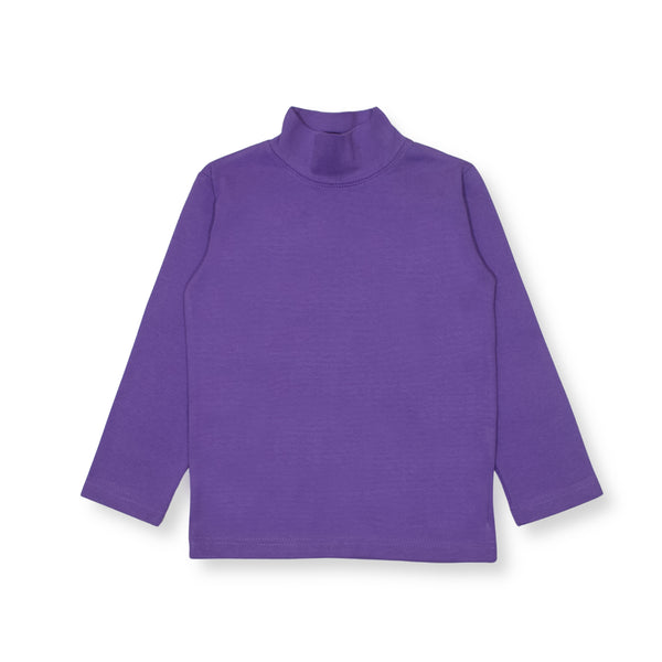 Purple Mock Neck Inner Shirt 128