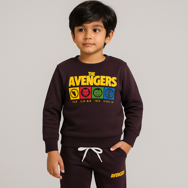 Boy Dark Brown The Avengers 2 Pc set 229