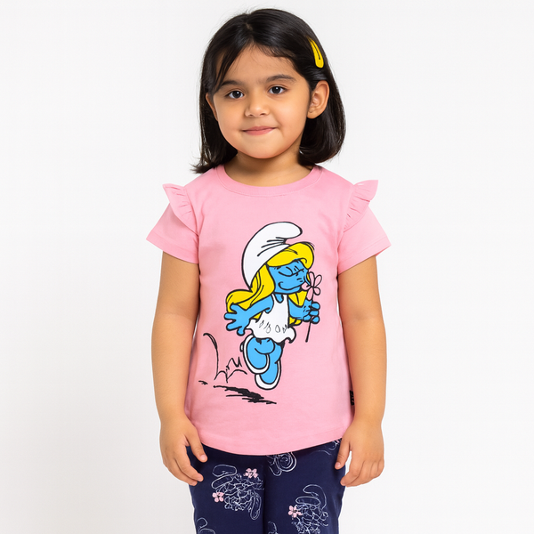 Girls Pink Smurfette 2 pc set 196