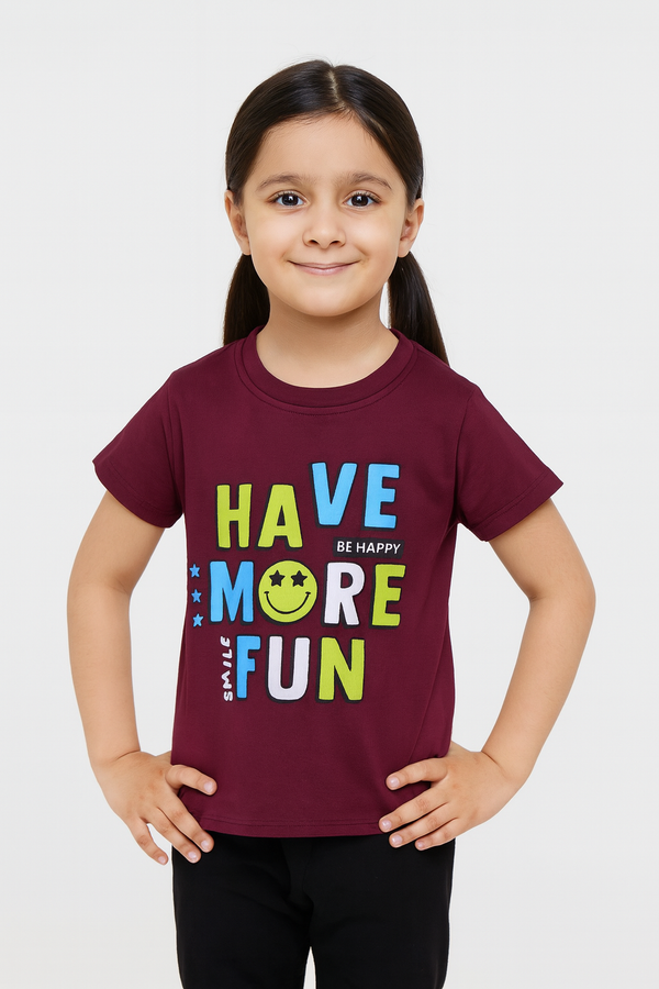 T-Shirt Purple HaveMoreFun 🌟38