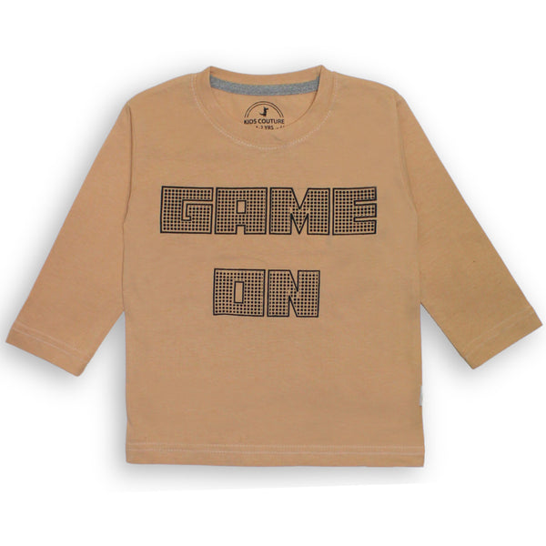 Boy Peach Game On T-Shirt 135