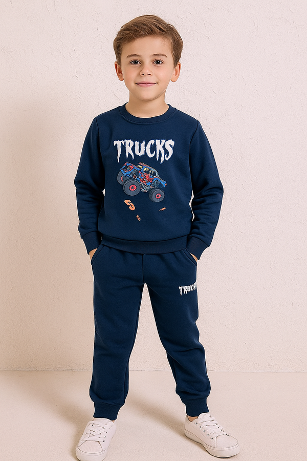 Boys Pair Navy Trucks 2 Pc 🚚116