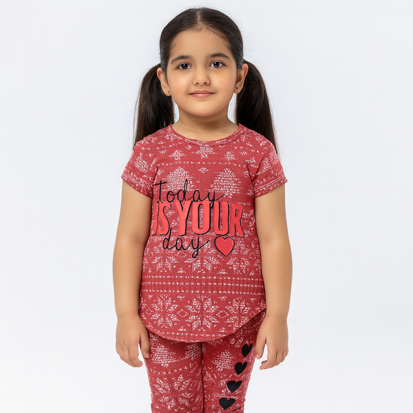 Girls Today is your day Pink 2 pc 155