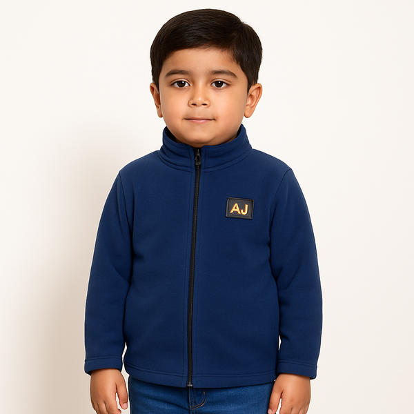 Navy Blue Puller Fleece Jacket 277