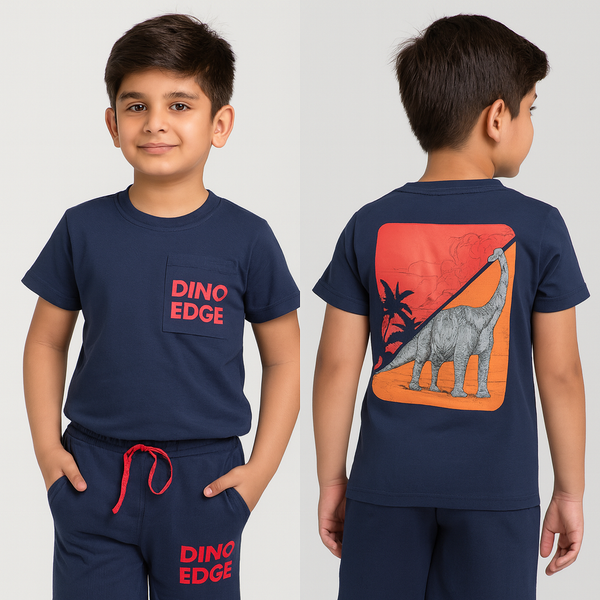 Boy Navy Dino Edge 2 Pc set 210