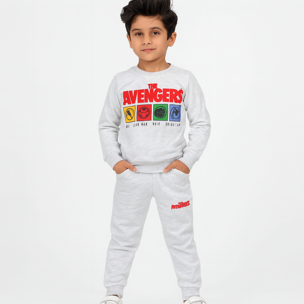 Boy light Gray The Avengers 2 Pc set 229