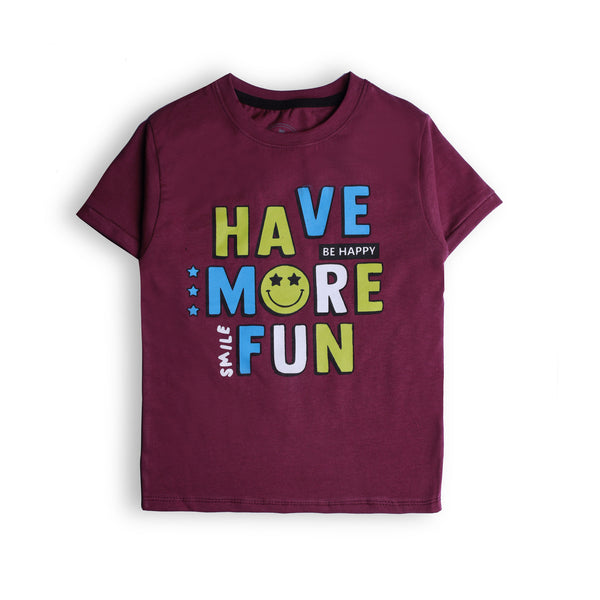 T-Shirt Purple HaveMoreFun 🌟