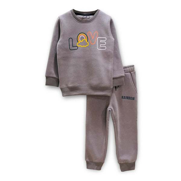 Rainbow Love Gray 2 Pc Set 🌈