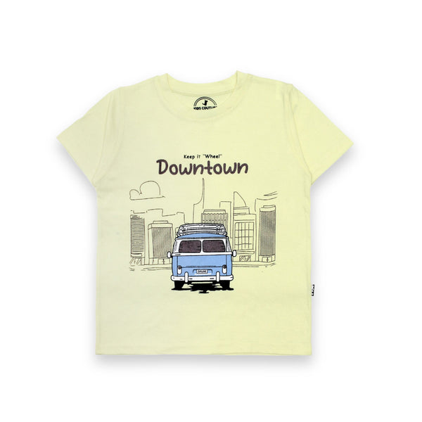 Boys Downtown Light Yellow T-shirt