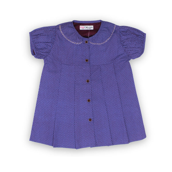 Girls Purple Doted Top