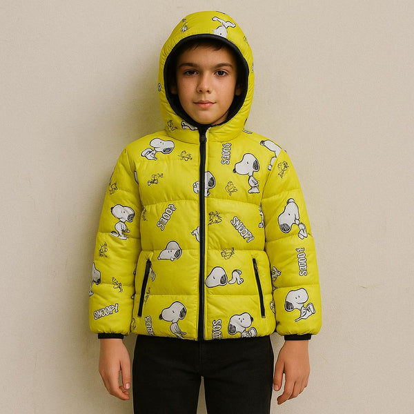 Boy Yellow Snoopy Hoodie Jacket 248