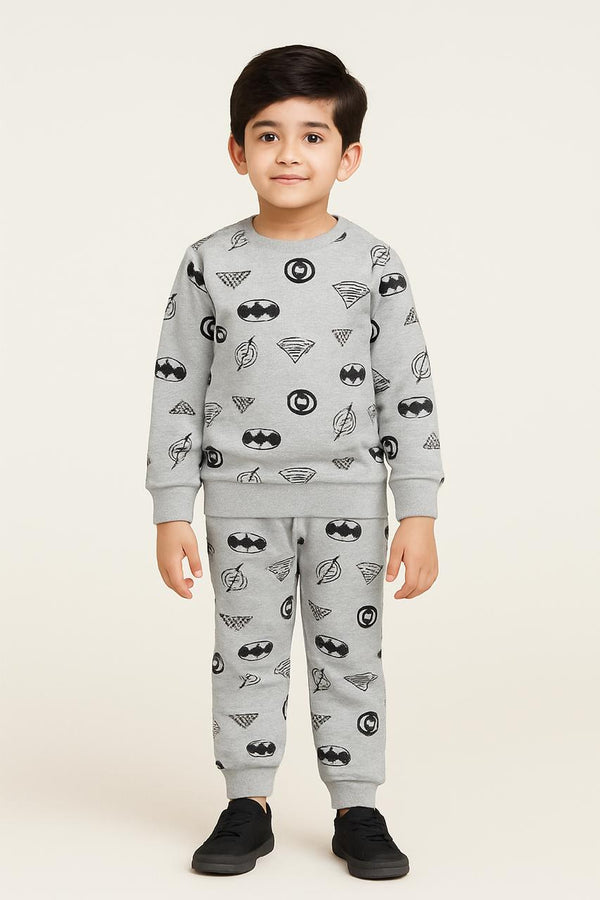 Boy Gray Marvels Emojis 2 Pc Set 259