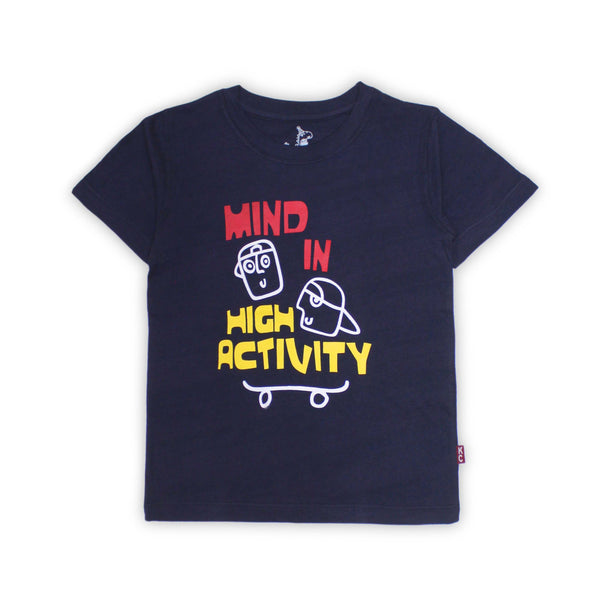 Boys Navy Mind in High T-Shirt 144