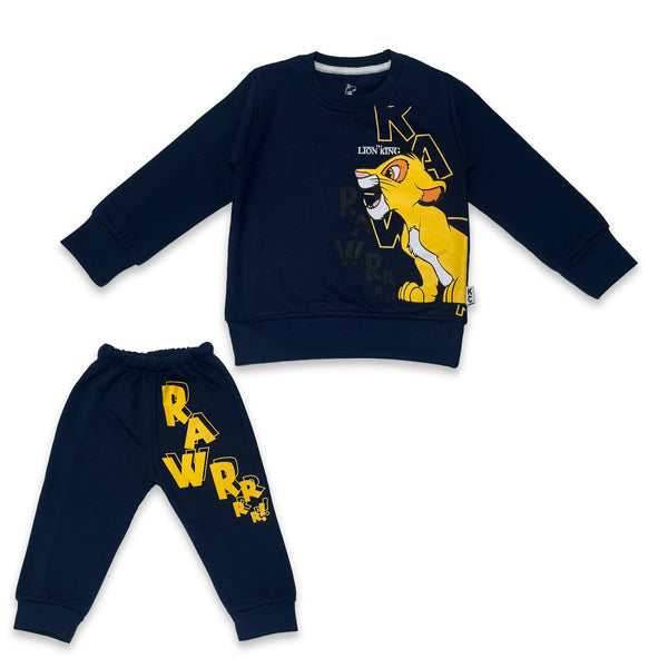 Navy Fleece Pair Rawr 🦖