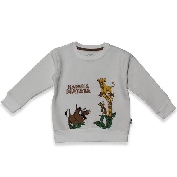 Hakuna Matata White Sweatshirt 🦁