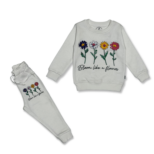 Girls Flower White 2 Pc 🌸